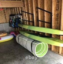 StoreYourBoard 4 Paddleboard Storage Rack, Adjustable Wall Mounted SUP Organizer