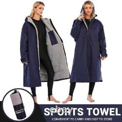 Surf Changing Robe Outdoor Waterproof Microfiber Fabric Jacket Hooded Cloak