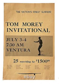 Surf Contest Poster Tom Morey Invitational -Original