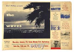 Surf Movie Poster- Walt Phillips The Waves -Original