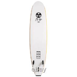 Surfboard 8' Waterproof EPS Foam Core HD Polyethylene Slick Bottom IXPE/XPE Deck