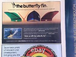 Surfboard Fin Butterfly Fin surfboard fin, 1980's vintage
