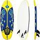 Surfboard Standing Paddle Board Surfing With Removable Fins Beginner 6' X 20