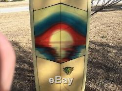 Surfboard. Vintage1970. Surfboard Hawaii v bottom 7 6