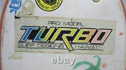 TURBO SURF DESIGNS HAWAII bodyboard RARE DESIGN