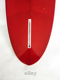 Terry Martin Hobie Surfboard Single Fin MID Length Mini-mal Egg Red 6'-8 Vtg