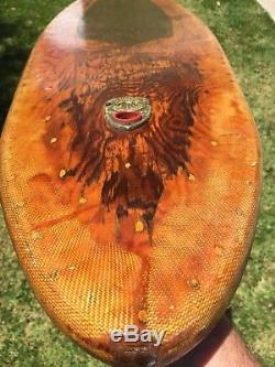 Tom Blake Vintage Wooden Paddle Board