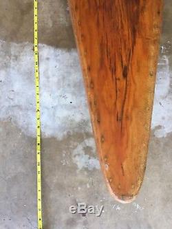 Tom Blake Vintage Wooden Paddle Board