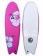 Triple X Soft Top 5' 10 Fishboard Surfboard/pink Hibiscus/kid's/new Pink
