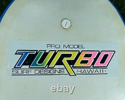 Turbo Surf Designs Turbo Z 1987 Hawaii Boogie Bodyboard Vintage Rare Collectible