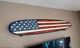Usa Us American Flag 7ft Wood Surfboard Wall Art California Surfing Patriot