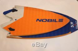 Used Nobile Split Kite Surf Board Infinity 5'9 2015 AS IS Surfing Blue Orange