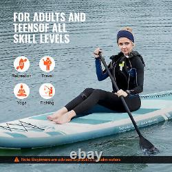 VEVOR Inflatable Stand Up Paddle Board 11' Sup Surf Board with Paddle Accessory