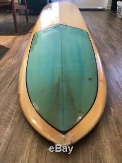 VIntage Greg Noll surfboard 1960's antique longboard single fin collectible