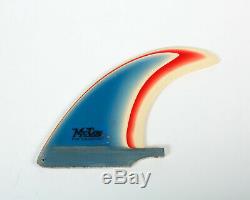 VTG 70's 80's GEOFF McCOY 6 RAINBOW FIN SURFBOARD SURF LAZOR ZAP CHEYNE HORAN