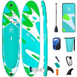 Valwix 11' Inflatable Stand Up Paddle Board 6'' Thick withPump & Camera Mount Base