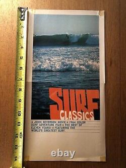 Vintage 1964 John Severson'surf Classics' Surfing Movie Poster/flyer