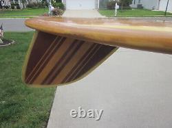 Vintage 1966 Royal Hawaiian Longboard Surfboard 9' 8