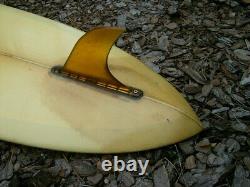 Vintage 1968 GORDIE ASSASSIN V-BOTTOM SURFBOARD