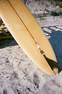 Vintage 1970s DEWEY WEBER WEBER FEATHER Longboard Surfboard Floral
