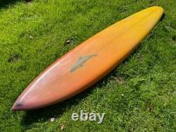 Vintage, 1970s era, Sunset Surfboard single fin 7'-5