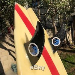 Vintage 1980's Town & Country Hawaii Twin Fin Surfboard Excellent Condition