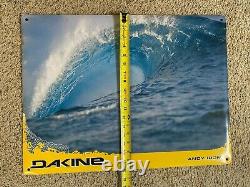 Vintage 2 Sided Dakine Bruce & Andy Irons Surfing Display Sign Foamboard Poster