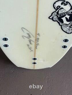 Vintage 4ft Craig Cronin Signed Personalized Surfboard for Florida Waves No Fins