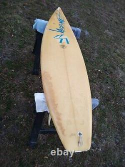 Vintage 5'10 Handshaped Stussy surfboard