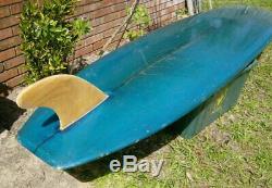 Vintage 60's HOBIE CORKY CARROLL SUPER MINI LONGBOARD SURFBOARD, V-Bottom