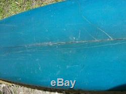 Vintage 60's HOBIE CORKY CARROLL SUPER MINI LONGBOARD SURFBOARD, V-Bottom