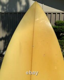 Vintage 80's Surfboard Becker Twin Fin/Tri 6'2