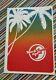 Vintage 80s Town & Country Hawaii T&c Surf Block Print Art Card Hawaiian Breeze