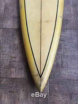 Vintage 96 Hawaiian Gun Surfboard Rick Single Fin