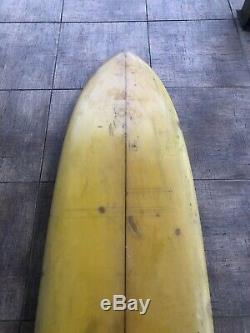 Vintage 96 Hawaiian Gun Surfboard Rick Single Fin