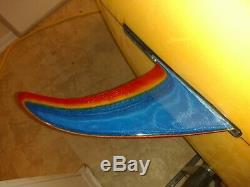 Vintage Aipa Lightning Bolt Surfboard