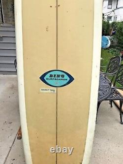 Vintage Bing Surfboard Australian V Bottom 7' 10 Board #1332. July 3 1968