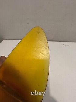 Vintage Cheyne Horan Clear Yellow Lexan Surfboard STAR FIN