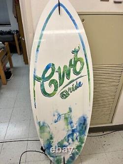 Vintage Connely Ride Wake surf board Blue & White 5 and 1/2ft