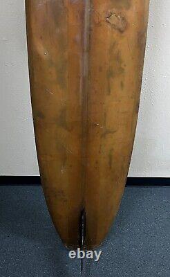 Vintage Duke Dana San Diego California Longboard Surfboard 9'8'