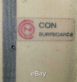 Vintage Extremely Rare 1960's Con-the Ugly-surfboard-great Shape
