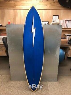 Vintage Gerry Lopez Lightning Bolt Surfboard