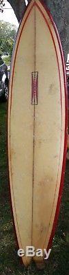 Vintage Gordon And Smith 7' Custom Surfboard