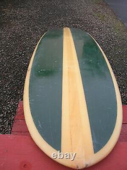 Vintage Greg Noll S STRINGER SURFBOARD 1960s longboard nice surfer surfing rare