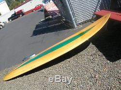 Vintage Greg Noll fains formula surfboard 1968 longboard surfer surfing surf fin