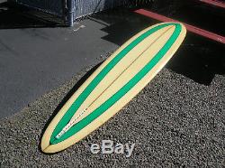 Vintage Greg Noll fains formula surfboard 1968 longboard surfer surfing surf fin