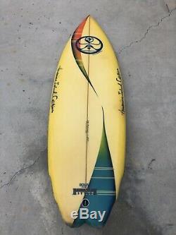 Vintage HIC Twin Fin Surfboard Hawaii