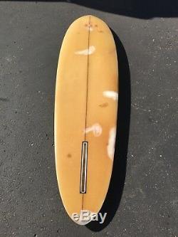 Vintage Hansen surfboard single fin