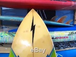 Vintage Lightning Bolt Surfboard