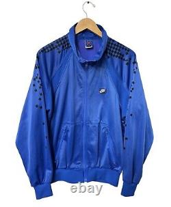 Vintage Nike John McEnroe Jacket Men's Medium 80s Checkered Windbreaker CLEAN